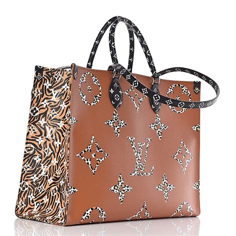 lv tote limited edition jungle|LOUIS VUITTON Monogram Giant Jungle Onthego GM Black .